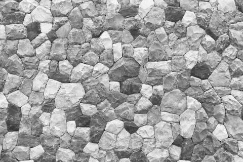 Stone rock wall background texture Stock Photos