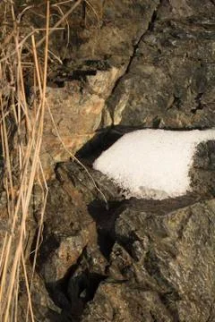 Stone rocks background Stock Photos