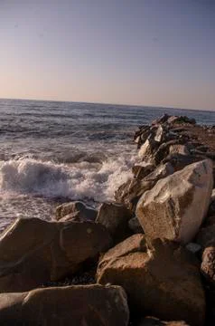 Stone on the rocks 스톡 사진