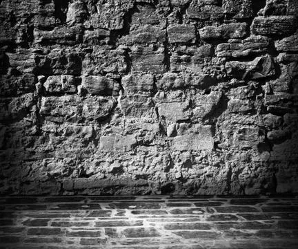 Stone room backdrop Ilustração Stock