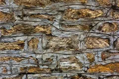Stone rough wall texture Stock Photos