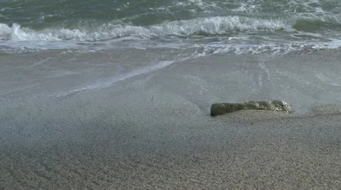 Stone sand wave Stock Footage 12050174