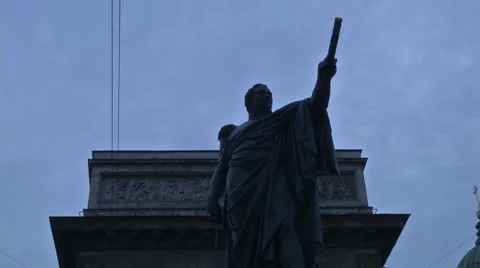 Stone Sculpture Hermitage Museum Stock Footage 46129571