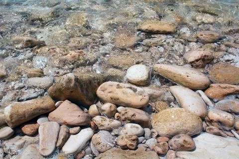 Stone in the sea Foto stock