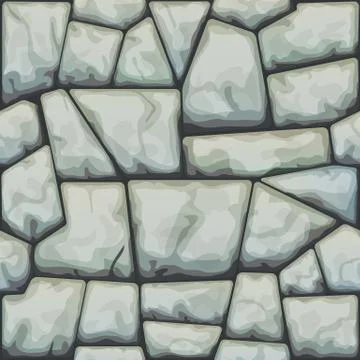 Stone seamless pattern Stock Illustration