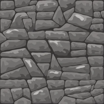 Stone seamless pattern Stock Illustration