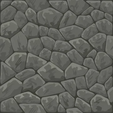 Stone seamless pattern Stock Illustration
