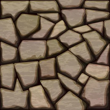 Stone seamless pattern Stock Illustration