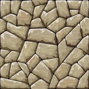 Stone seamless pattern Stock Illustration