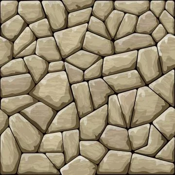 Stone seamless pattern Stock Illustration