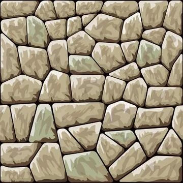 Stone seamless pattern Stock Illustration