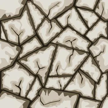 Stone seamless pattern Stock Illustration