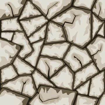 Stone seamless pattern Stock Illustration