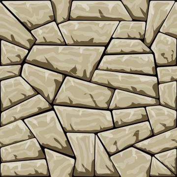 Stone seamless pattern Stock Illustration