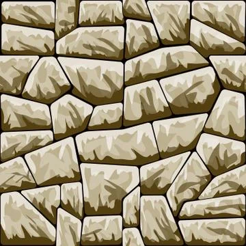 Stone seamless pattern Stock Illustration