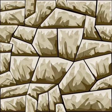 Stone seamless pattern Stock Illustration
