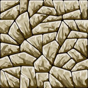Stone seamless pattern Illustrazione stock