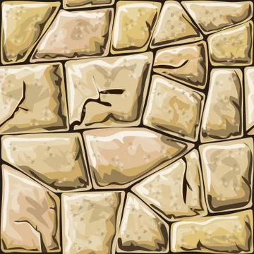 Stone seamless pattern Stock Illustration