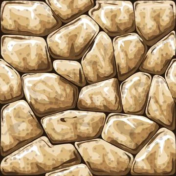 Stone seamless pattern Stock Illustration