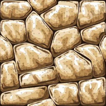 Stone seamless pattern Stock Illustration