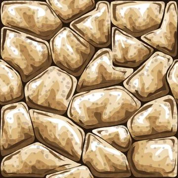 Stone seamless pattern Stock Illustration