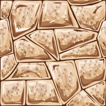 Stone seamless pattern Stock Illustration