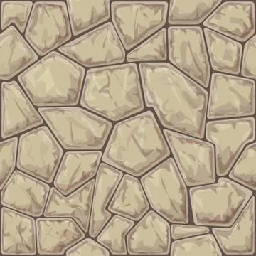 Stone seamless pattern Stock Illustration