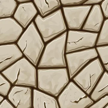 Stone seamless pattern Stock Illustration