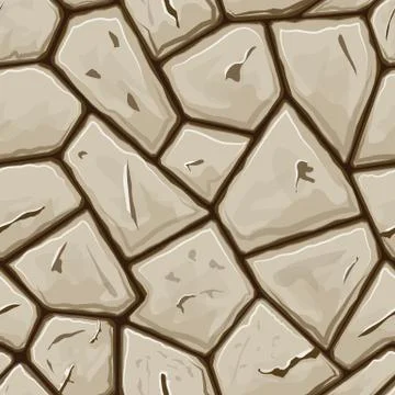 Stone seamless pattern Stock Illustration