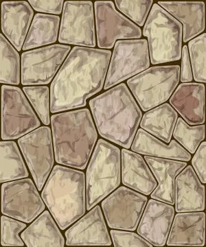Stone seamless pattern Stock Illustration