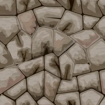 Stone seamless pattern Stock Illustration