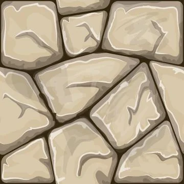 Stone seamless pattern Stock Illustration