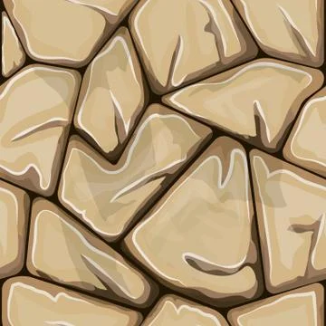Stone seamless pattern Stock Illustration