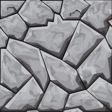 Stone seamless pattern Stock Illustration