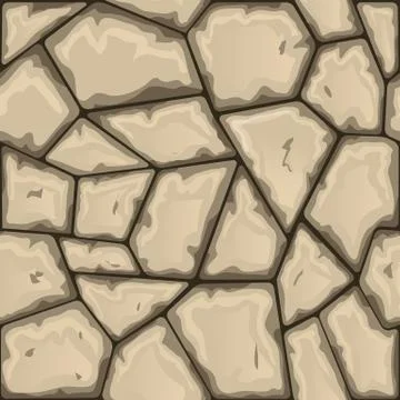 Stone seamless pattern Stock Illustration