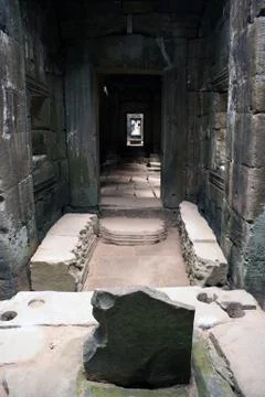 Stone on the shrine Stock Photos