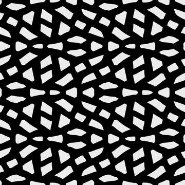 Stone Sidewalk (Black, White) Stock Illustration