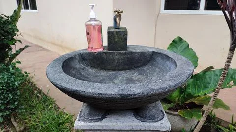 The stone sink 写真素材