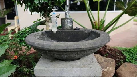 Stone sink 写真素材