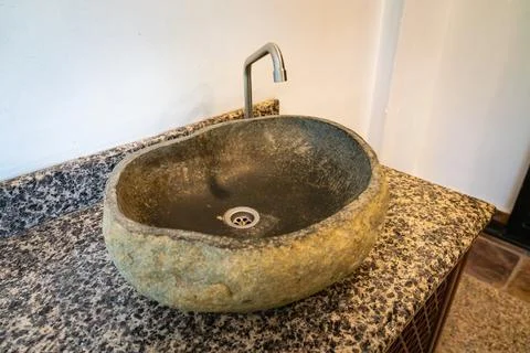 Stone sink Stock Photos