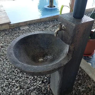 Stone sinks Stock Photos