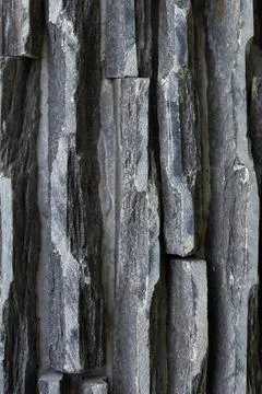 Stone slate for wall tile background Stock Photos
