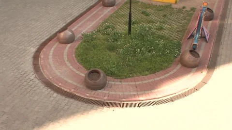 Stone solar yard Stock-Footage 5074394