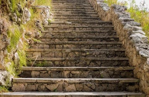 Stone staircase Stock Photos