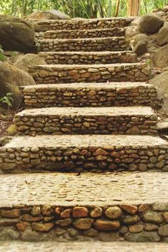Stone staircase Foto stock