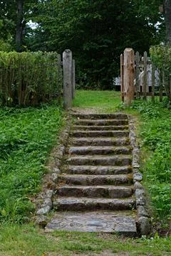 Stone staircase. Stock Photos
