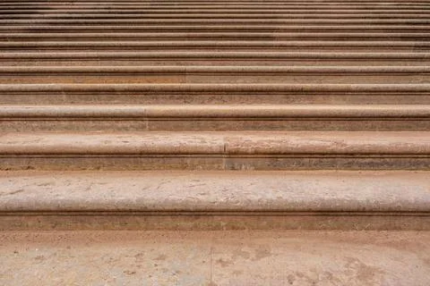 Stone staircase. Rise up. Falling down. Steps and a step forward. Stock Photos