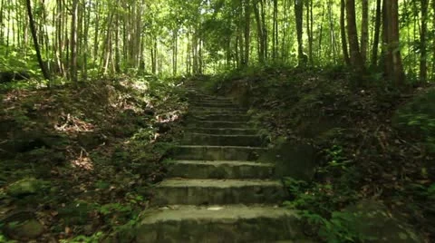 Stone stairs Video stock 21843338