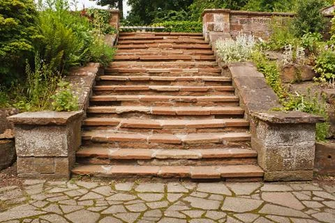 Stone stairs Stock Photos