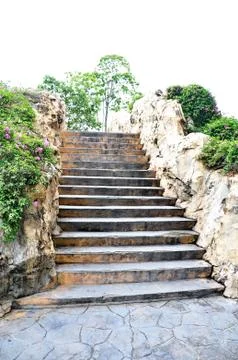 Stone stairs Stock Photos
